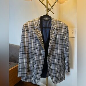 Jos A Bank plaid tailored sportcoat - 40R